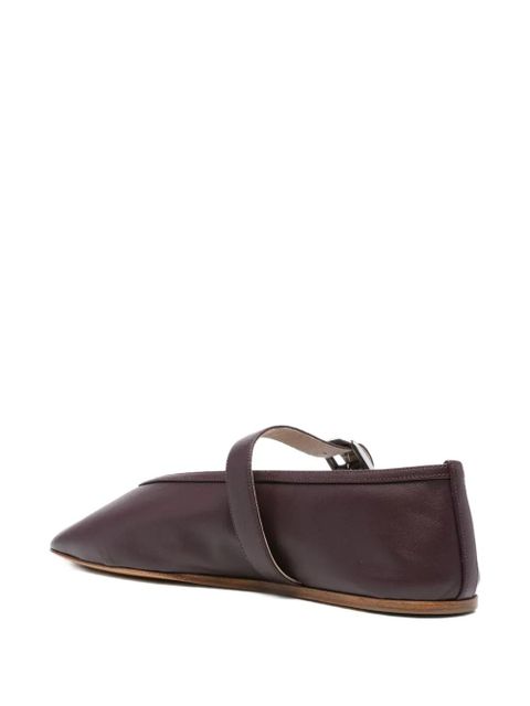 Le Monde Beryl Stella buckle-fastening ballet flats - Red