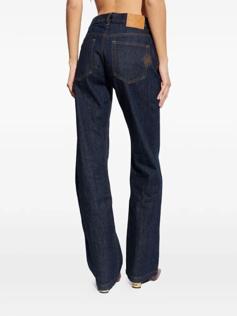 Casablanca logo-detail jeans - Blue