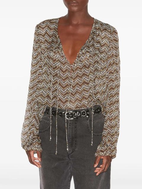 MARANT ÉTOILE Advika top - Black