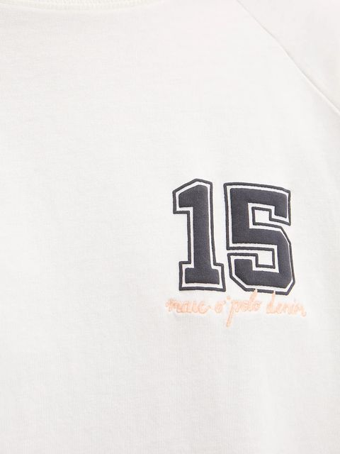 Marc O'Polo longsleeve bawełniany kolor biały 5000007518