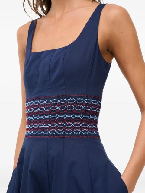 STAUD Rig midi dress - Blue