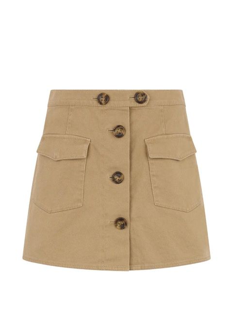 Valentino Garavani button-up skorts - Neutrals - zdjęcie produktu nr 1