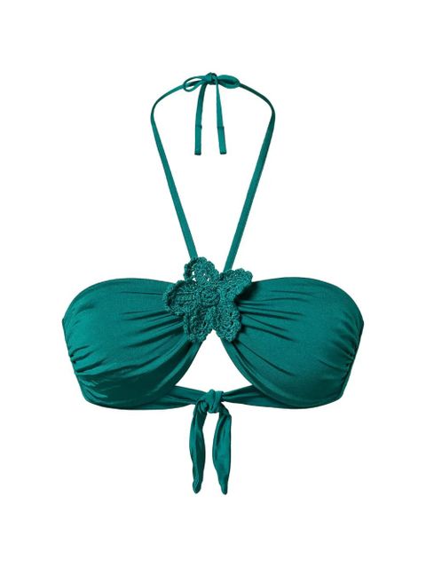 TWINSET flower-detail bikini top - Green - zdjęcie produktu nr 1