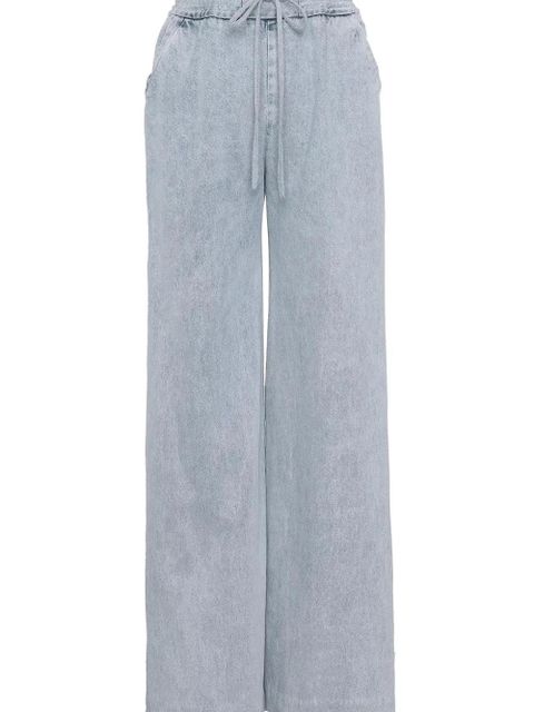 ZIMMERMANN Rebellion drawstring-snap jeans - Blue - zdjęcie produktu nr 2