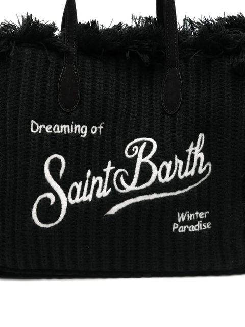 MC2 Saint Barth Colette wool tote bag - Black