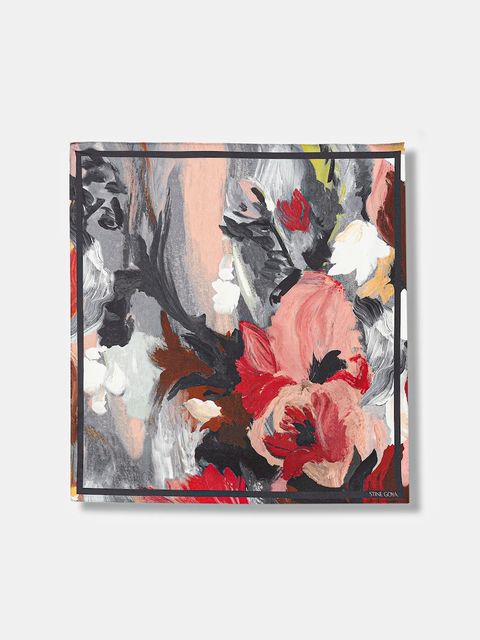 Stine Goya apaszka jedwabna damska kolor multicolor wzorzysta SG-PS26-A010-2287 - zdjęcie produktu nr 1