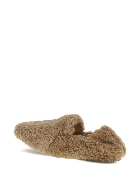 Le Monde Beryl shearling loafers - Neutrals
