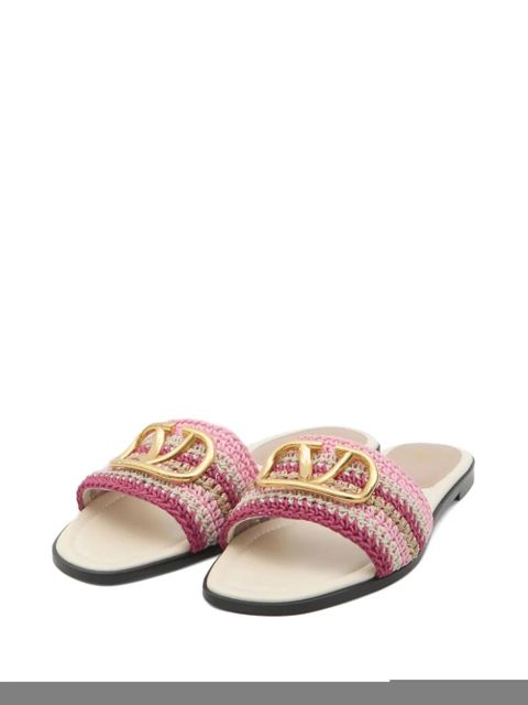 Valentino Garavani VLogo Signature slides - Pink
