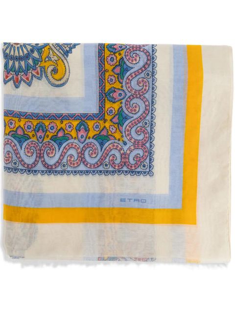 ETRO paisley-print scarf - White - zdjęcie produktu nr 1