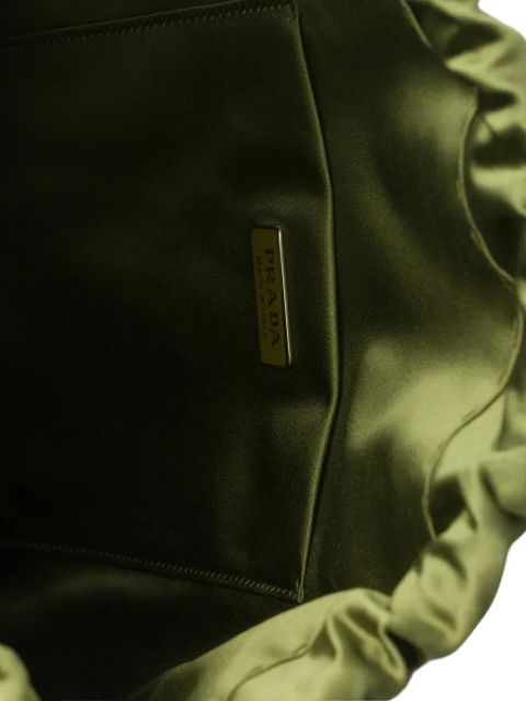 Prada Wish silk pouch - Green