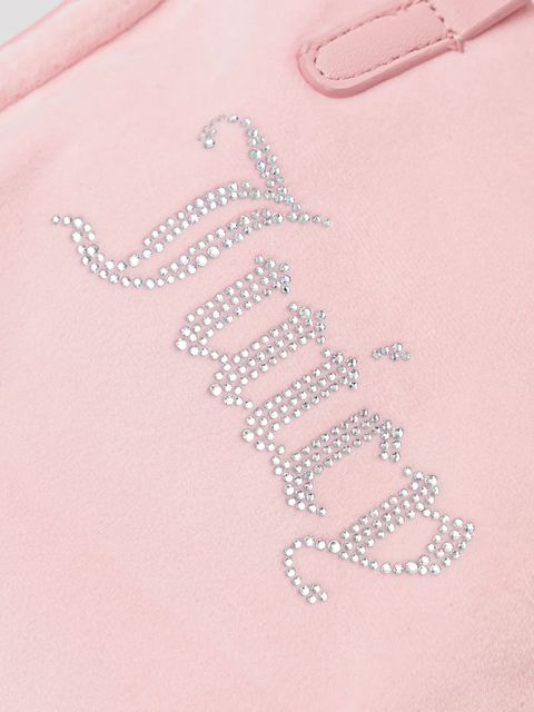 Juicy Couture torebka Iris Velvet kolor różowy BIJIR8945WZC