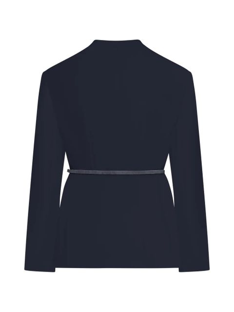 Max Mara V-neck belted jacket - Blue - zdjęcie produktu nr 2