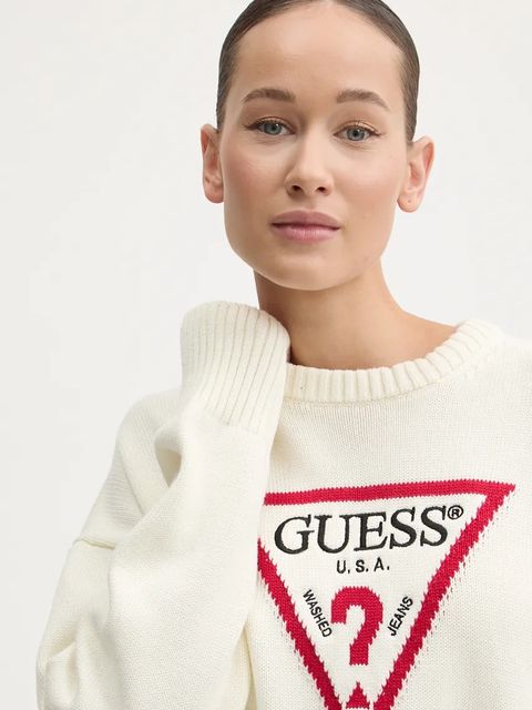 Guess Jeans sweter bawełniany