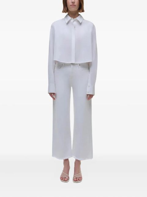 Simkhai Renata cropped shirt - White