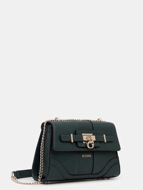 Guess torebka GREYSON kolor zielony HWBG92 06210