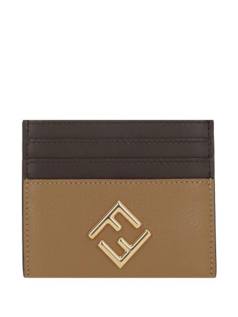 FENDI leather cardholder - Neutrals - zdjęcie produktu nr 1
