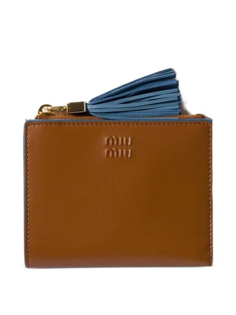 Miu Miu small leather wallet - Brown - zdjęcie produktu nr 1