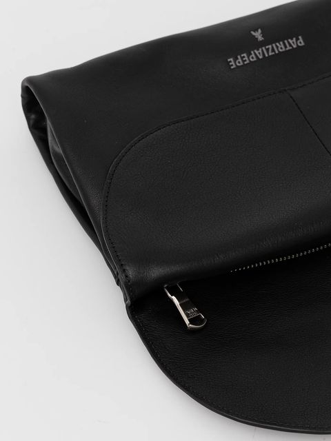 Patrizia Pepe kopertówka skórzana kolor czarny 2B0152 L162