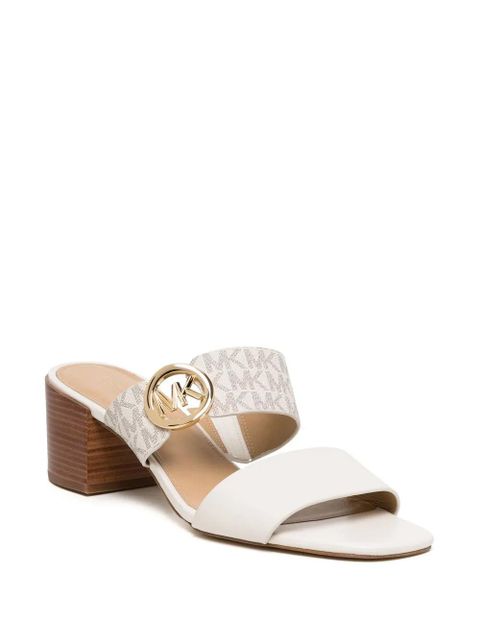 Michael Kors Summer logo-plaque mules - Brown - zdjęcie produktu nr 2