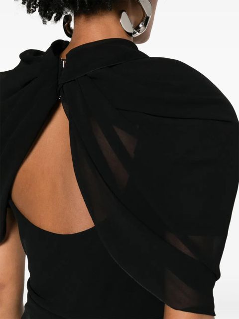 Jacquemus La Robe Castagna minidress - Black