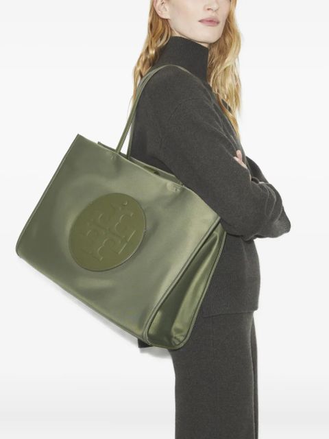 Tory Burch Ella logo-embellishment tote bag - Green - zdjęcie produktu nr 2