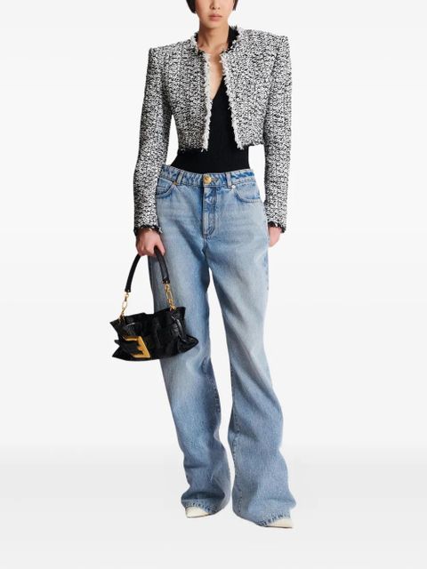 Balmain tweed fringed jacket - White - zdjęcie produktu nr 2