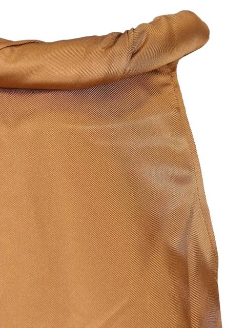 LouLou de Saison Susan twisted-collar dress - Neutrals