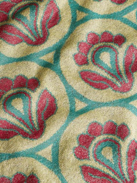 ETRO jacquard knit polo shirt - Yellow