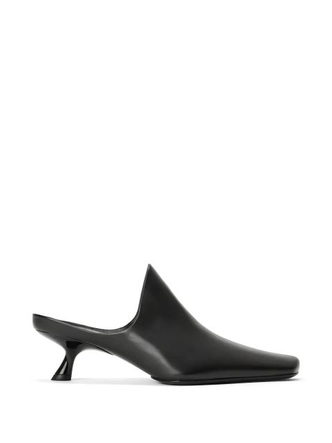 LOEWE Pebble leather mules - Black - zdjęcie produktu nr 1