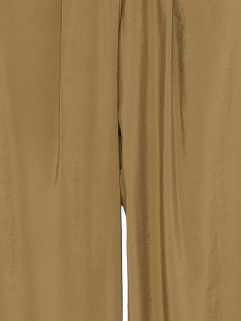 Alysi pocket elasticated palazzo pants - Brown
