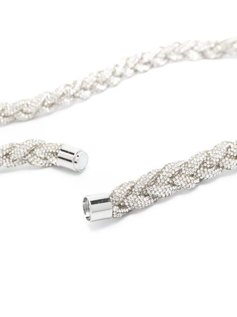 ISABEL MARANT Ladji crystal embellished belt - Silver - zdjęcie produktu nr 2