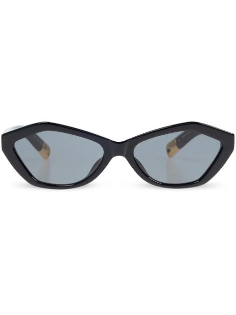 Jacquemus Bambino geometric-frame sunglasses - Black - zdjęcie produktu nr 1