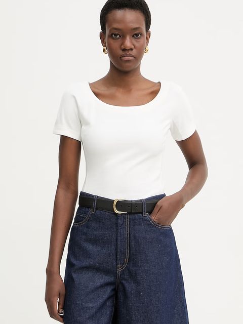 Weekend Max Mara t-shirt damski bawełniany MULTIG - zdjęcie produktu nr 2