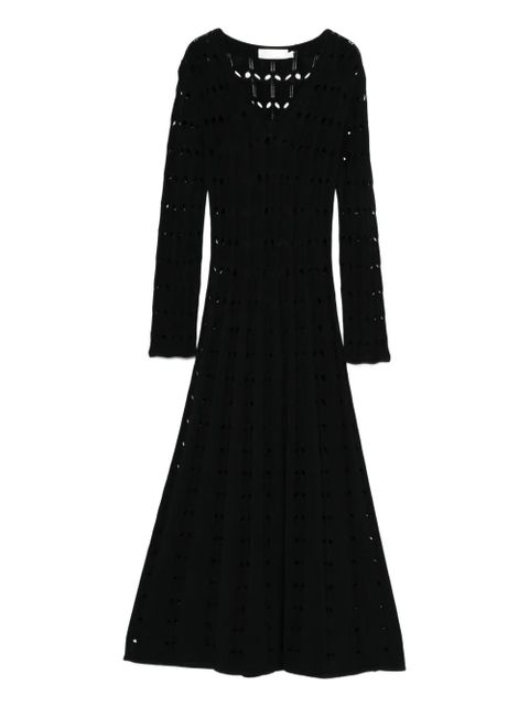 ZIMMERMANN Rhiannon pointelle maxi dress - Black - zdjęcie produktu nr 1