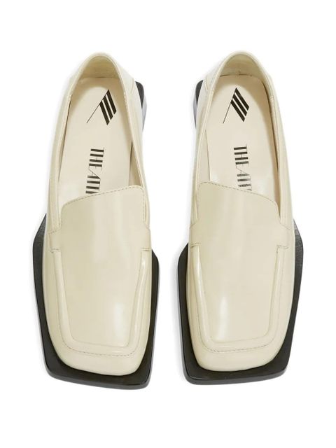 The Attico square-toe loafers - Neutrals - zdjęcie produktu nr 2