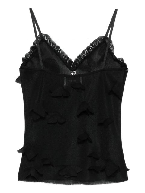 Coperni butterflies-appliqué top - Black - zdjęcie produktu nr 2