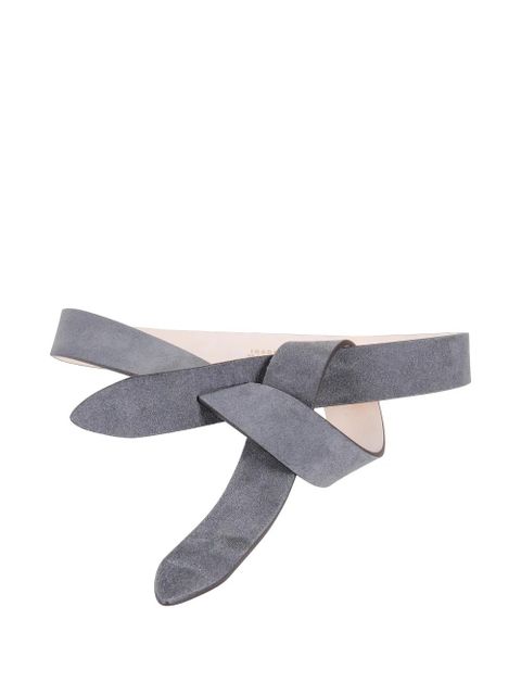 ISABEL MARANT embossed-logo belt - Grey - zdjęcie produktu nr 1