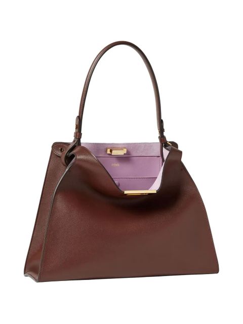 FENDI Way leather tote bag - Brown