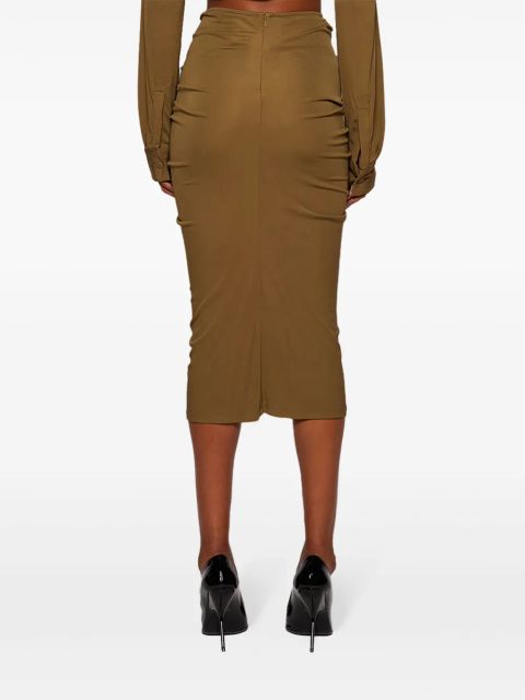 Christopher Esber Vivenda drapped skirt - Green