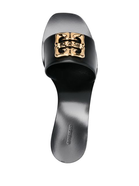 Givenchy 50mm 4G plaque mules - Black