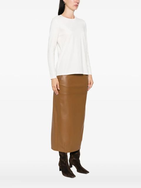 Max Mara long-sleeve T-shirt - Neutrals