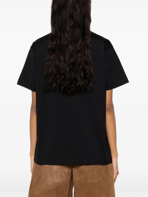 Burberry Carrick Burberry-check T-shirt - Black