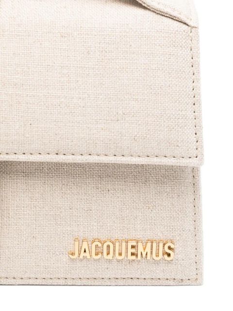Jacquemus The Big Bambino flap-top tote bag - Neutrals