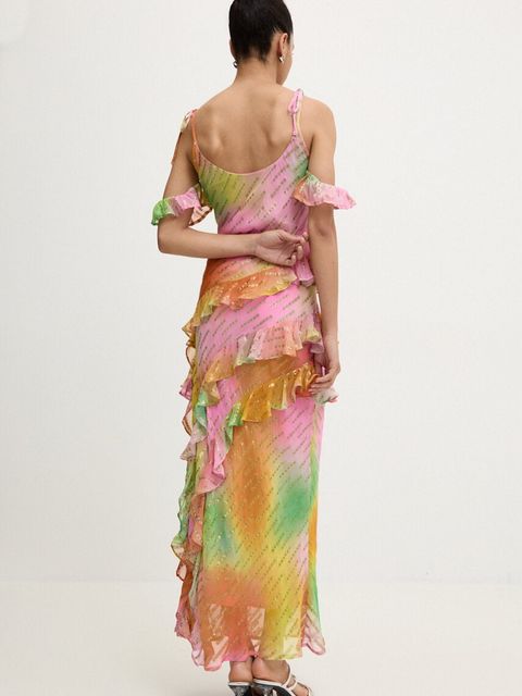 Never Fully Dressed sukienka Faro Dress maxi dopasowana NFDDR1547 - zdjęcie produktu nr 2