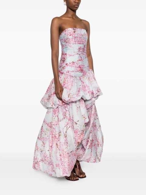 Aje Ambrose strapless maxi dress - Blue