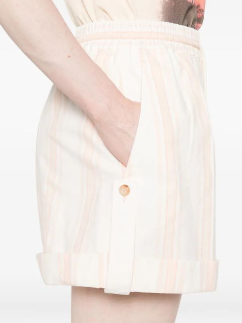 Chloé striped shorts - Neutrals