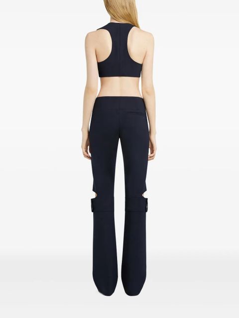 Courrèges double-buckle trousers - Blue - zdjęcie produktu nr 2