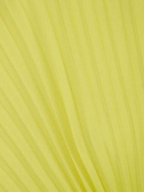 TWINSET pleated tie shirt - Yellow