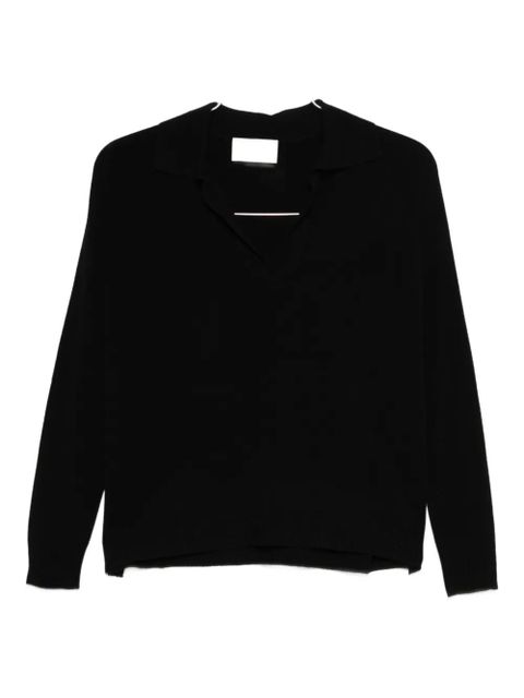 SOLOTRE V-neck sweater - Black