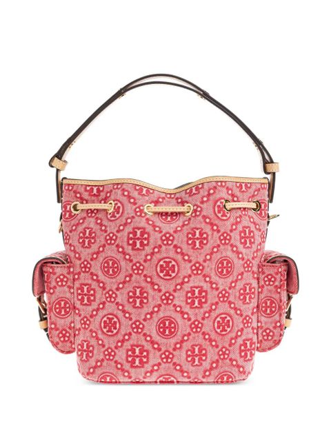 Tory Burch T-Monogram bucket bag - Red
